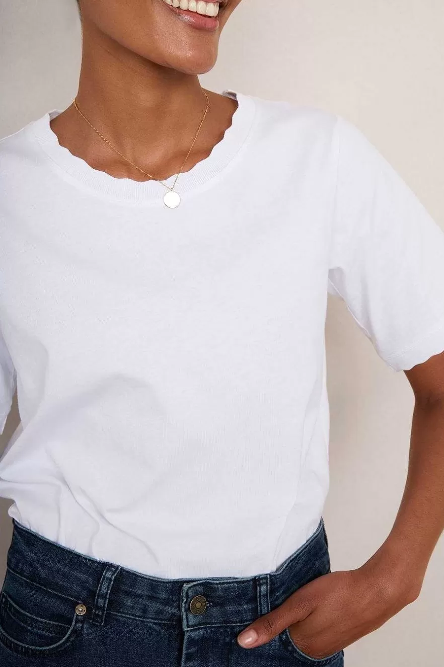 WYSE London Tops-Matilda Tee - White