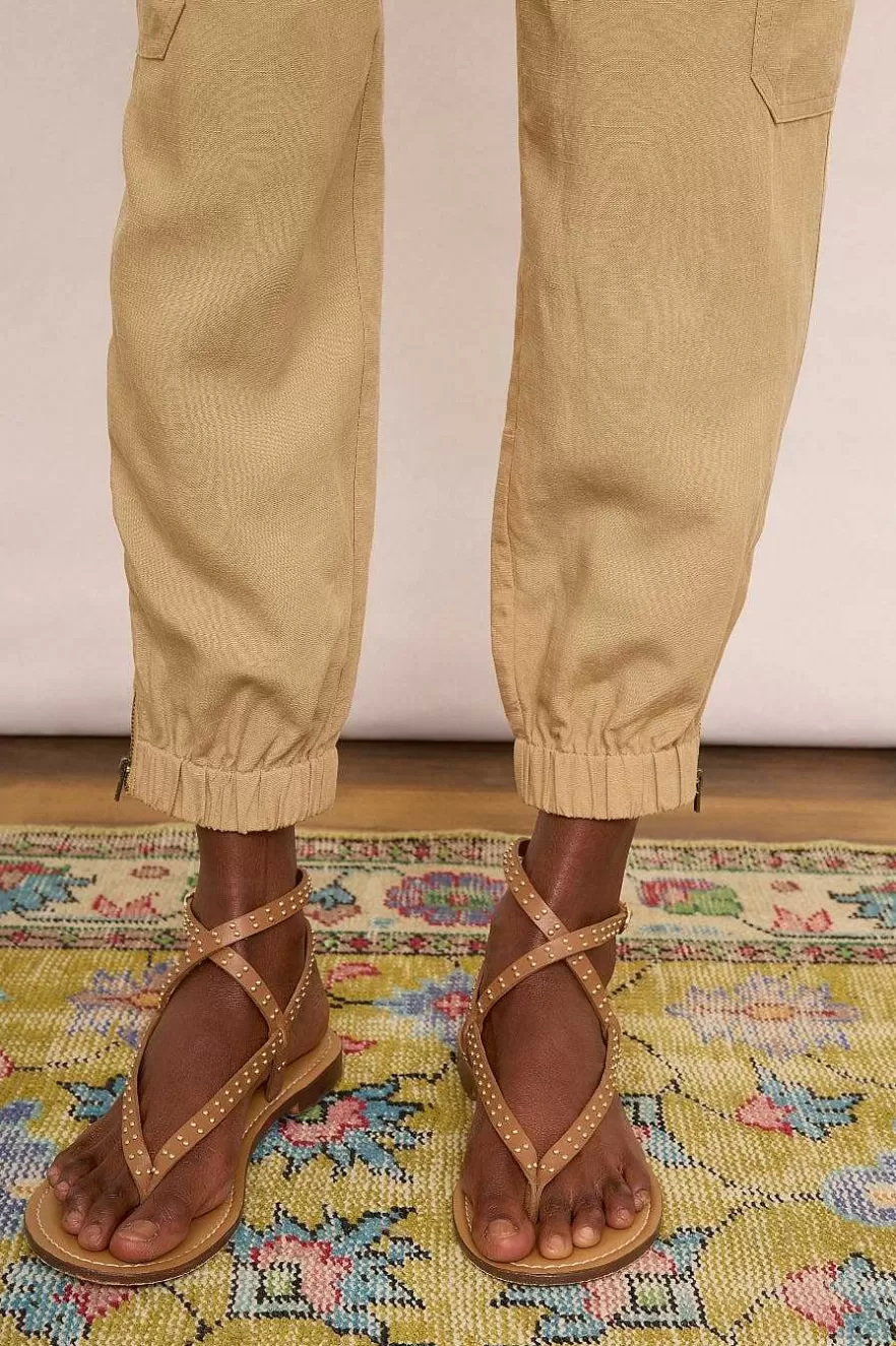 WYSE London Accessories & Shoes-Selma Sandal - Tan